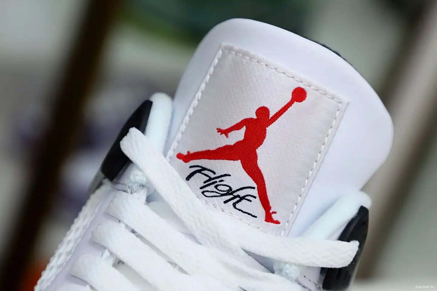 Kimikick 4 White Retro Air Cement Jordan 0728